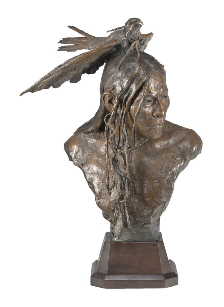John Coleman Crazy Horse, 1876, Bronze