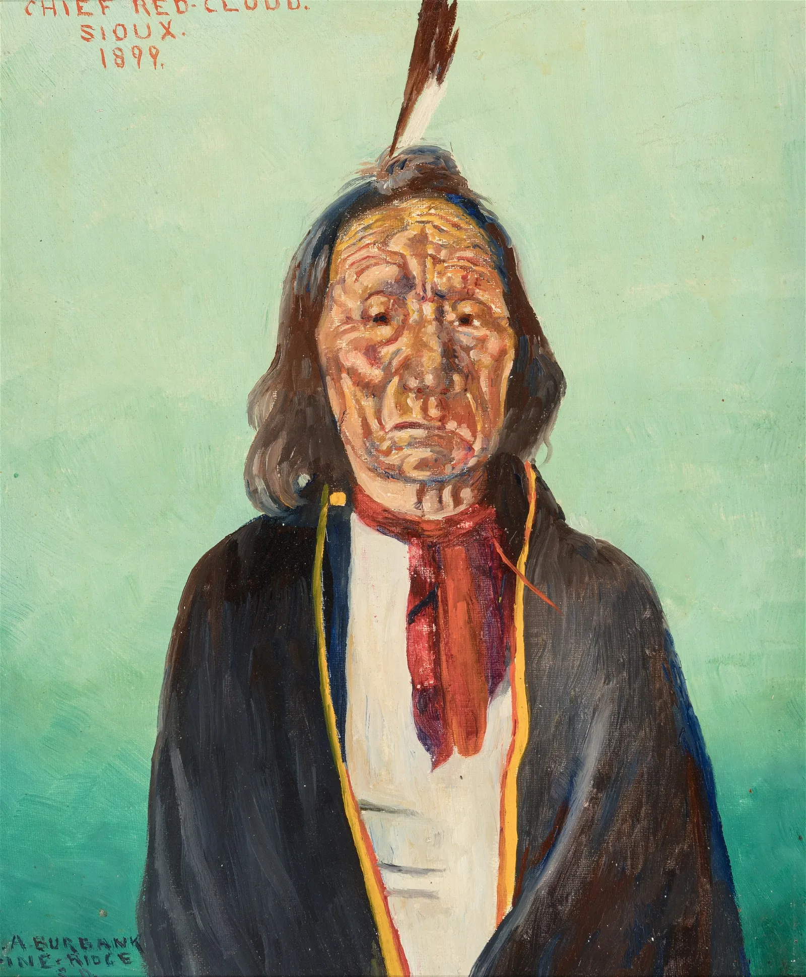 Elbridge Ayer Burbank – Chief Red Cloud, Sioux